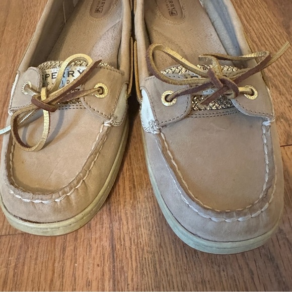 Sperry Top Sider Angelfish Gold Glitter Boat Shoe size 11 - Picture 10 of 12